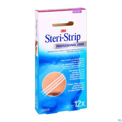 Sie sehen eine Packung Wundnahtstreifen Steri-strip 3x 75mm R1540 12st, Produktbild: 03 Wundnahtstreifen Steri-strip 3x 75mm R1540 12st, A-Nr.: 5052208 - 03