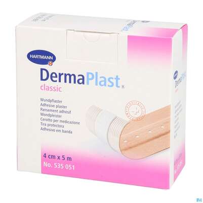Wundpflaster Dermaplast/professional Heftpflaster Classic 5mx 4cm Rolle 1st, A-Nr.: 2993933 - 02