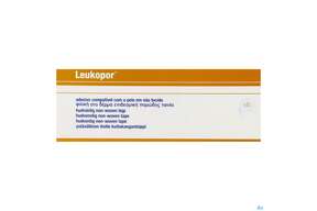 Wundpflaster Leukopor Rollenpflaster 9,2mx 2,5cm 0245400 12st, A-Nr.: 1561255 - 01