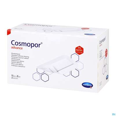 Wundverband Cosmopor/advance 15x 8cm 25st, A-Nr.: 3796790 - 02