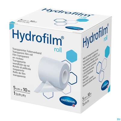Wundverband Fixierfolie Hydrofilm Roll Unsteril 10mx 5cm 1st, A-Nr.: 3289432 - 03