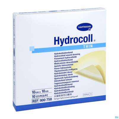Wundverband Hydrocoll Thin 10x 10cm 10st, A-Nr.: 2219412 - 05