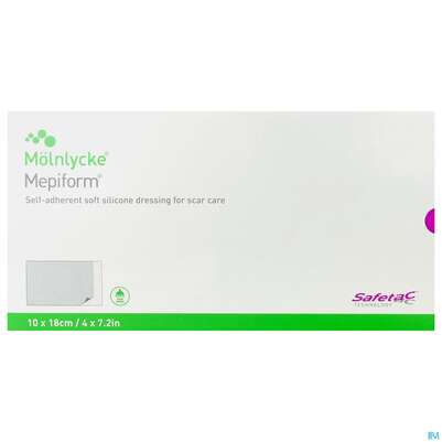 Wundverband Mepiform Silikonverband Selbsthaftend 10x 18cm 5st, A-Nr.: 2211793 - 01