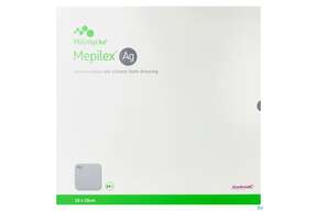 Wundverband Mepilex Silikon Ag 20x 20cm 5st, A-Nr.: 3627283 - 01