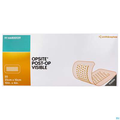 Wundverband Opsite Post-op Visible 25x 10cm 20st, A-Nr.: 3726909 - 01