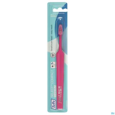 Sie sehen eine Packung Zahnbuersten Tepe Select Compact Medium 1st, Produktbild: 05 Zahnbuersten Tepe Select Compact Medium 1st, A-Nr.: 3118506 - 05