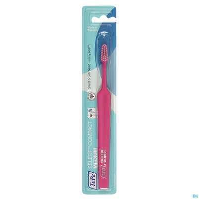 Sie sehen eine Packung Zahnbuersten Tepe Select Compact Medium 1st, Produktbild: 14 Zahnbuersten Tepe Select Compact Medium 1st, A-Nr.: 3118506 - 14