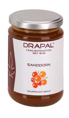 DRAPAL® Sanddorn Wildfruchtsirup Glas ohne Faltschachtel, A-Nr.: 3087390 - 01