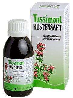 Sie sehen eine Packung Tussimont Hustensaft, Produktbild: 01 Tussimont Hustensaft, A-Nr.: 1023581 - 01
