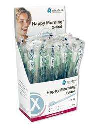 Miradent Happy Morning Xylitol Zahnbürsten 50 Stk., A-Nr.: 3374793 - 01