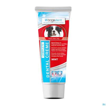 Sie sehen eine Packung Veterinaerprodukte Bogadent/dental Creme Mint 100g, Produktbild: 01 Veterinaerprodukte Bogadent/dental Creme Mint 100g, A-Nr.: 4014648 - 01