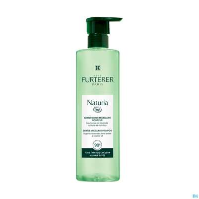 Sie sehen eine Packung Shampoon Furterer/naturia Sanftes Mizellen-shampoo 400ml, Produktbild: 01 Shampoon Furterer/naturia Sanftes Mizellen-shampoo 400ml, A-Nr.: 5669794 - 01
