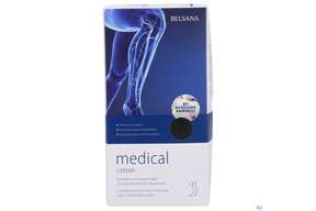 Stuetzstruempfe Belsana/medical Cotton Ad Knie Gr M2 39-41 Schwarz 2st, A-Nr.: 5223555 - 01