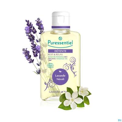 Sie sehen eine Packung Massage Oel Puressentiel Entspannung 100ml, Produktbild: 05 Massage Oel Puressentiel Entspannung 100ml, A-Nr.: 3833930 - 05