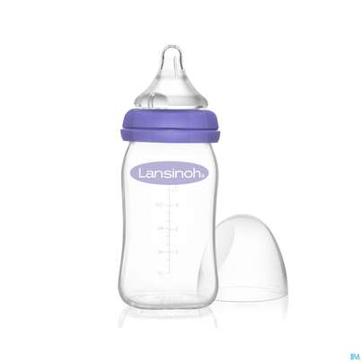 Saugflaschen -lansinoh Weithals Natural Wave 160ml Glas Slow Flow Sauge 1st, A-Nr.: 4737855 - 16
