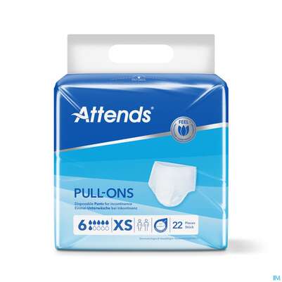 Inkontinenz Attends Einmalhosen Pull-ons Pants Xs 22st, A-Nr.: 5630102 - 03