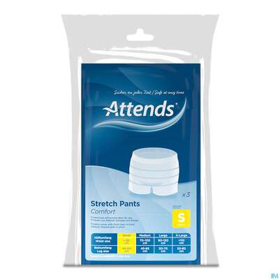 Inkontinenz Attends Stretch/pants Comfort Fixierhosen S 3st, A-Nr.: 4039507 - 02