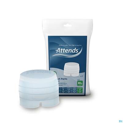 Sie sehen eine Packung Inkontinenz Attends Stretch/pants Comfort Fixierhosen Xl 3st, Produktbild: 04 Inkontinenz Attends Stretch/pants Comfort Fixierhosen Xl 3st, A-Nr.: 4039795 - 04