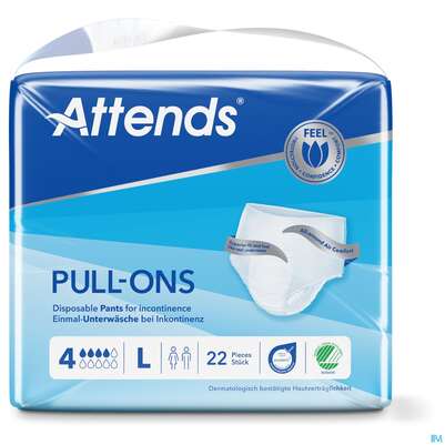 Inkontinenz Attends/pull-ons Pants/einmalhosen 4 Large 88st, A-Nr.: 5603714 - 02