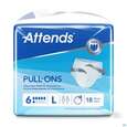 Sie sehen eine Packung Inkontinenz Attends/pull-ons Pants/einmalhosen 6 Large 18st, Produktbild: 02 Inkontinenz Attends/pull-ons Pants/einmalhosen 6 Large 18st, A-Nr.: 5603832 - 02