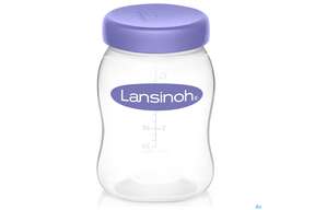 Lansinoh Milchaufbewahrungs- Flaschen Weithalsgewinde Neue Form Stapelbar 4st, A-Nr.: 4275219 - 01