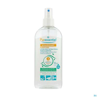 Sie sehen eine Packung Desinfektionsspray Puressentiel Reinigend Antibakterielles Lotion Spray 250ml, Produktbild: 02 Desinfektionsspray Puressentiel Reinigend Antibakterielles Lotion Spray 250ml, A-Nr.: 5608373 - 02