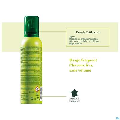 Sie sehen eine Packung Furterer Volumen Pflege Leave-in Schaum 200ml, Produktbild: 07 Furterer Volumen Pflege Leave-in Schaum 200ml, A-Nr.: 5439953 - 07