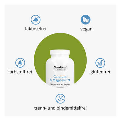 NatuGena Calcium &amp; Magnesium Kapseln, A-Nr.: 5926883 - 03