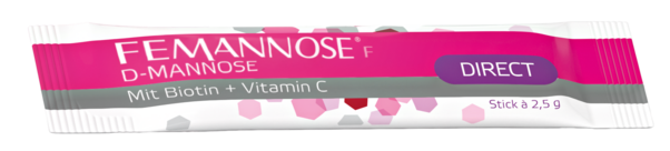 Sie sehen eine Packung FEMANNOSE®F Direct, Produktbild: 02 FEMANNOSE®F Direct, A-Nr.: 5437138 - 02