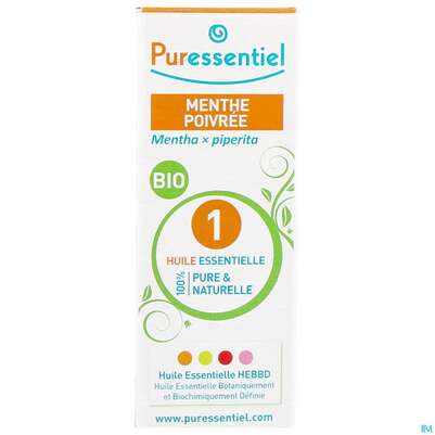 Aetherische Oele Puressentiel/bio Pfefferminze 10ml, A-Nr.: 4934099 - 01
