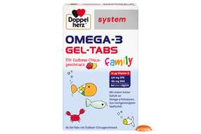 Doppelherz system OMEGA-3 family Gel-Tabs zum Kauen, A-Nr.: 5679373 - 01