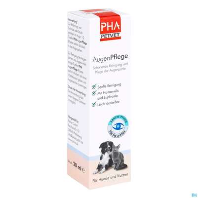 Veterinaerprodukte Pha Augenpflege Hund +katze Lösung 20ml, A-Nr.: 4996798 - 05