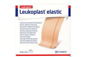 Wundpflaster Leukoplast/elastic Meterware 5mx 6cm 7929804 1st, A-Nr.: 4803782 - 01