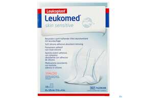 Wundverband Leukomed/skin Sensitive Vliesverband +auflage Steril 8x10cm 10st, A-Nr.: 5609042 - 01