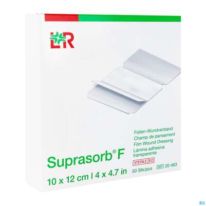 Wundverband Suprasorb/steril F Folien 10x12cm 50st, A-Nr.: 2203428 - 02