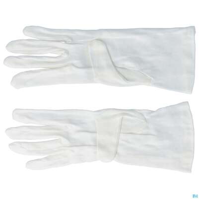 Zwirnhandschuhe Mpoe Weiss Gr 13 2st, A-Nr.: 2285308 - 01