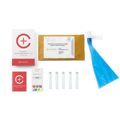 Sie sehen eine Packung Fruktose-Unverträglichkeits Test, Produktbild: 02 Fruktose-Unverträglichkeits Test, A-Nr.: 4879302 - 02