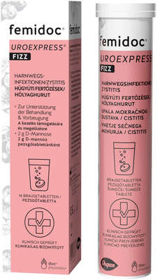 femidoc UROEXPRESS FIZZ Brausetabletten, A-Nr.: 5876889 - 01