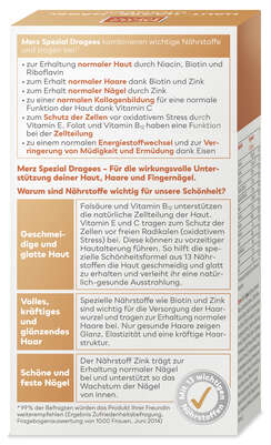 Merz Spezial Haut Haare Nägel Dragees, A-Nr.: 3284707 - 05
