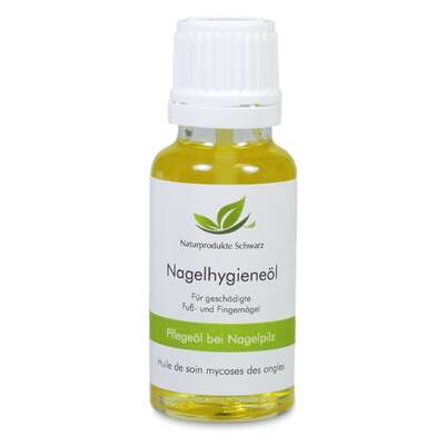 Sie sehen eine Packung Nagelhygiene Öl - Pflege bei Nagelpilz mit Teebaumöl und Manukaöl, Produktbild: 01 Nagelhygiene Öl - Pflege bei Nagelpilz mit Teebaumöl und Manukaöl, A-Nr.: 3327084 - 01
