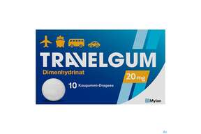 Travel-gum Kaugummi-drag 20mg 10st, A-Nr.: 0458704 - 01