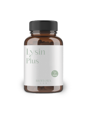 Sie sehen eine Packung Bioflora Lab Lysin Plus Kapseln 60 ST, Produktbild: 01 Bioflora Lab Lysin Plus Kapseln 60 ST, A-Nr.: 5888941 - 01
