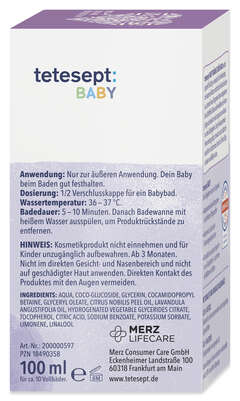 TETESEPT Baby Träum Schön Bad 100ML, A-Nr.: 5821776 - 04
