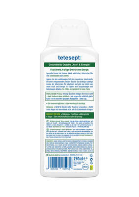 Tetesept Gesundheits-Dusche Kraft &amp; Energie 250ml, A-Nr.: 4094015 - 02