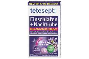Tetesept Einschlafen + Nachtruhe 1,7mg Depot 30 Stk, A-Nr.: 5934919 - 01