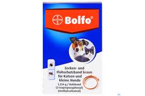 Bolfo Wirkstoffhaltiges Halsband F Katzen U.kl.hunde 1,234g 38cm 1st, A-Nr.: 1131017 - 01