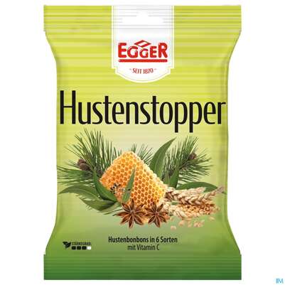 Egger Hustenbonbons Hustenstopper 150g, A-Nr.: 2416816 - 02