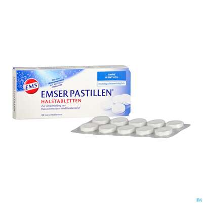 Sie sehen eine Packung Emser Pastillen/o.menthol 30st, Produktbild: 04 Emser Pastillen/o.menthol 30st, A-Nr.: 4371242 - 04
