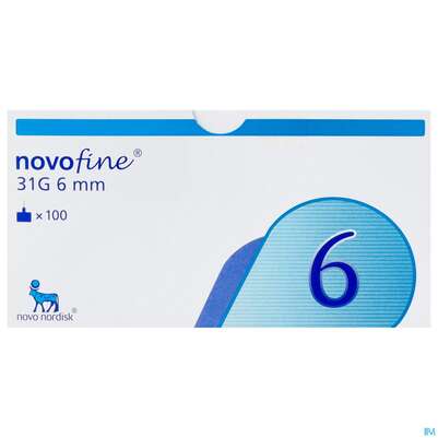 Injektionsspritzen U.zubeh. Pen-kanuelen Novofine 0,25x 6mm L5 3618 L5 36 100st, A-Nr.: 5560324 - 01