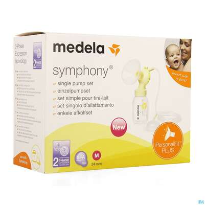 Sie sehen eine Packung Medela Symphony/einzelpumpset Personalfit+ Gr.m 24mm 1st, Produktbild: 02 Medela Symphony/einzelpumpset Personalfit+ Gr.m 24mm 1st, A-Nr.: 5409478 - 02